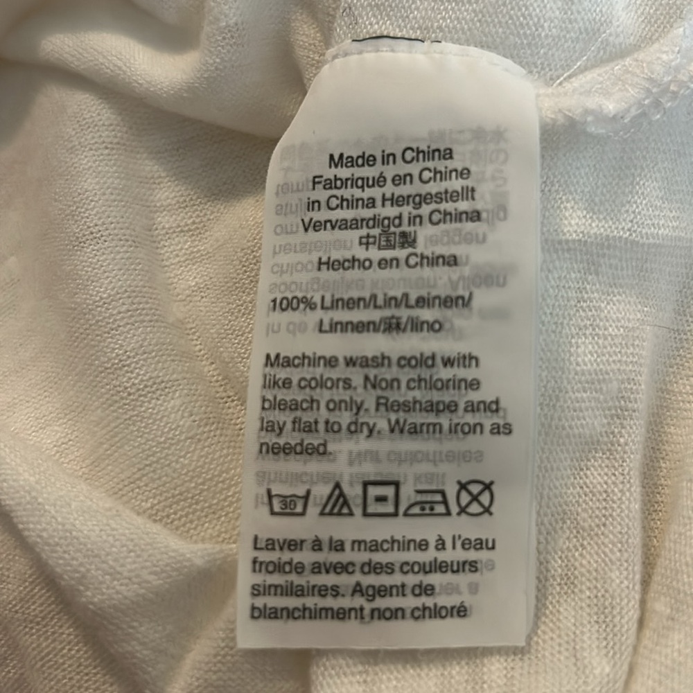 J Crew point sur linen roll cuff tee - Picture 6 of 6